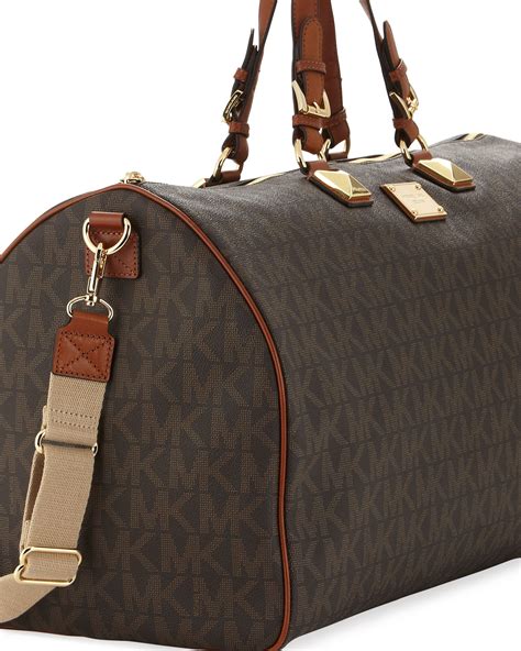 michael kors jet set duffle bag|michael kors duffle bag outlet.